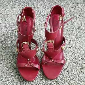 Paprika Strappy Heels